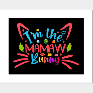 The Mamaw Bunny - The Ideal Design To Celebrate Easter With The Family Posters and Art